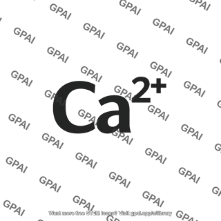 Calcium ion typography