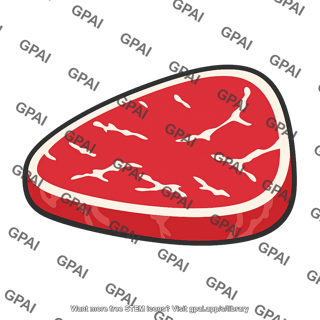 Raw steak