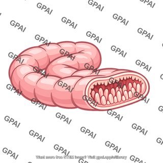 Worm monster with teeth