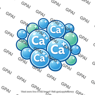 Calcium clustered ions