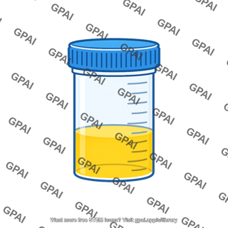 Urine collection container