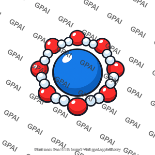 Hydrated sodium ion