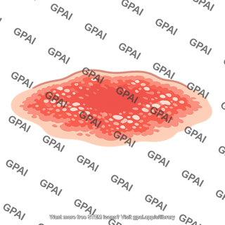 Dermatitis skin lesion