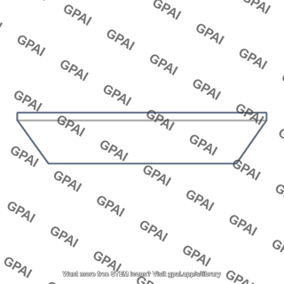 Trapezoidal tray