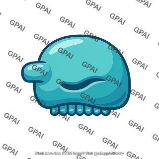 Stylized skull profile