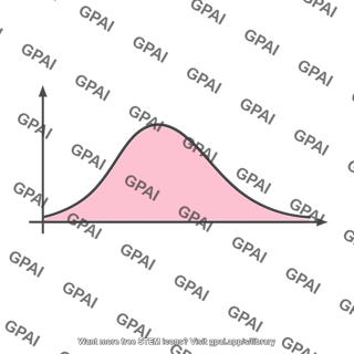 Pink area under curve