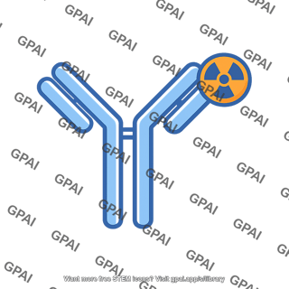 Antibody hormone radioactive complex