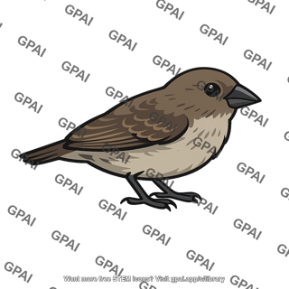 Darwins finch small