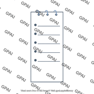 Notepad bulleted list