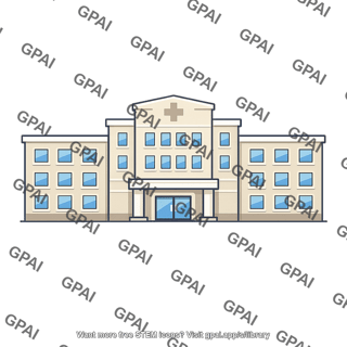 Mental hospital building