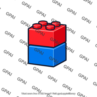 Stacked building block