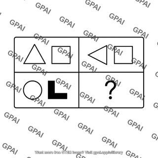 Spatial analogy problem