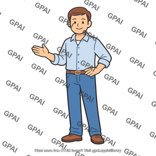 Man gesturing