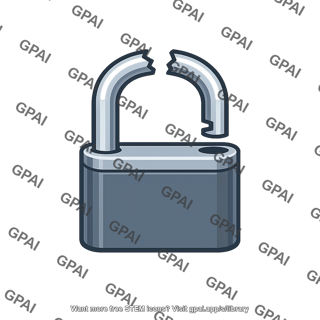 Padlock broken