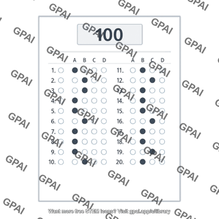 Iq test score sheet