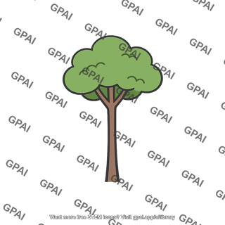 Tree line drawing