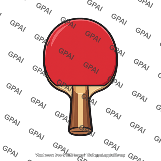 Ping pong paddle