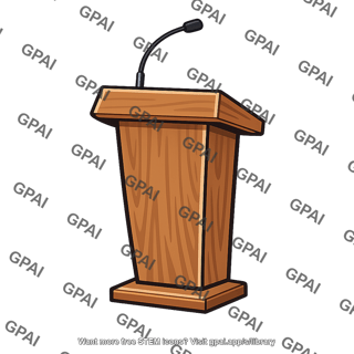 Microphone podium