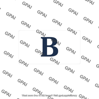 Letter grade b
