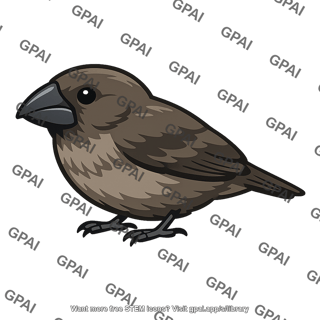 Darwins finch thick beak