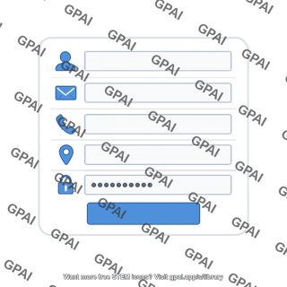 Personal information form