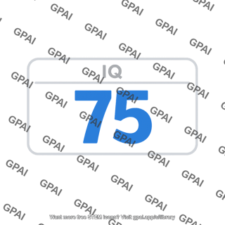 Iq score 75