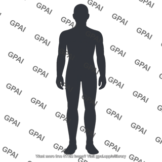 Human body silhouette