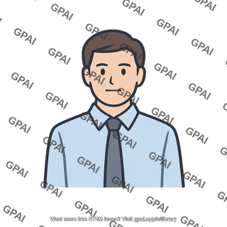 Office worker bust