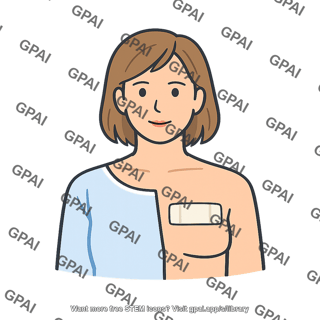 Woman post breast cancer surgery