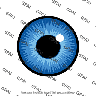 Blue eye iris