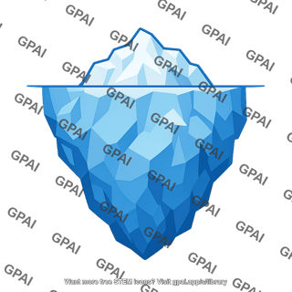 Iceberg submerged