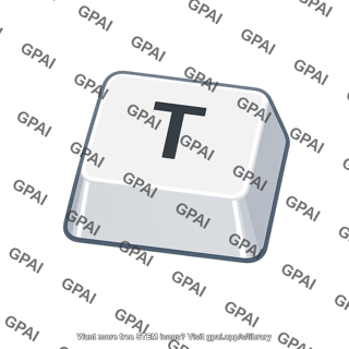 Keyboard key t
