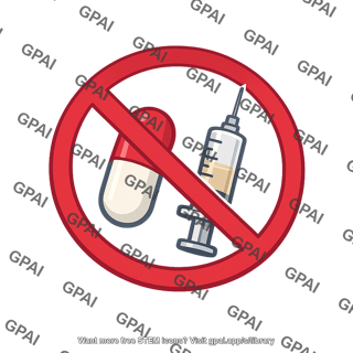 No drugs sign
