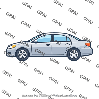 Silver sedan