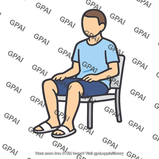 Person sitting on chair