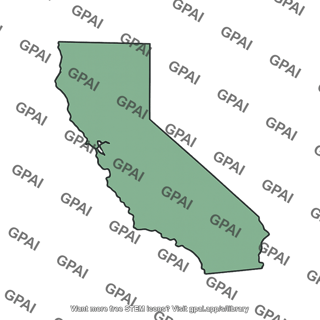 California state map