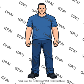 Adult man large