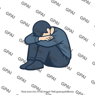 Person curled up