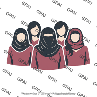 Women group silhouettes