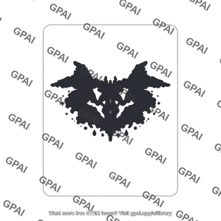 Inkblot card