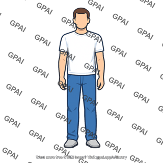 Human body posture upright