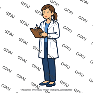 Female researcher