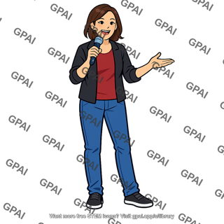 Female comedian