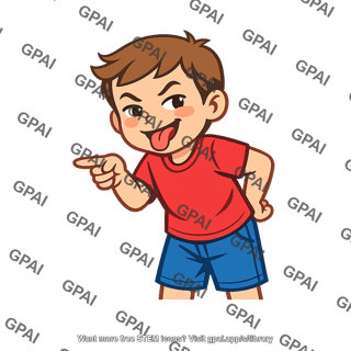 Child teasing