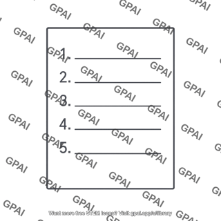 Numbered list paper