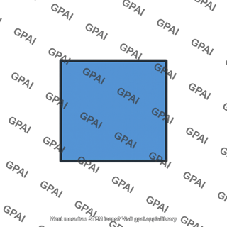 Color patch blue square