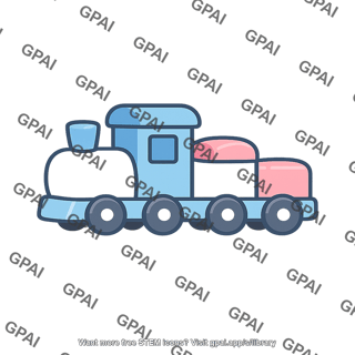 Toy train locomotive
