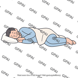 Sleeping human