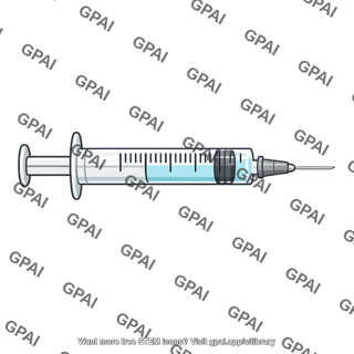 Influenza vaccine syringe