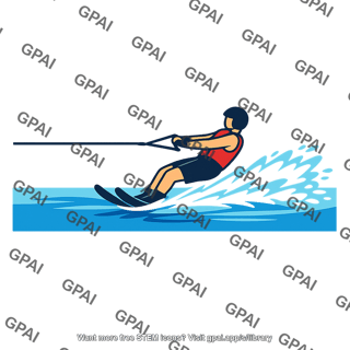 Waterskiing picture